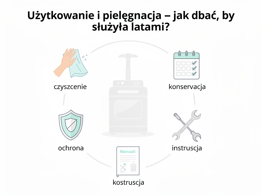 Użytkowanie i pielęgnacja – jak dbać, by służyła latami?